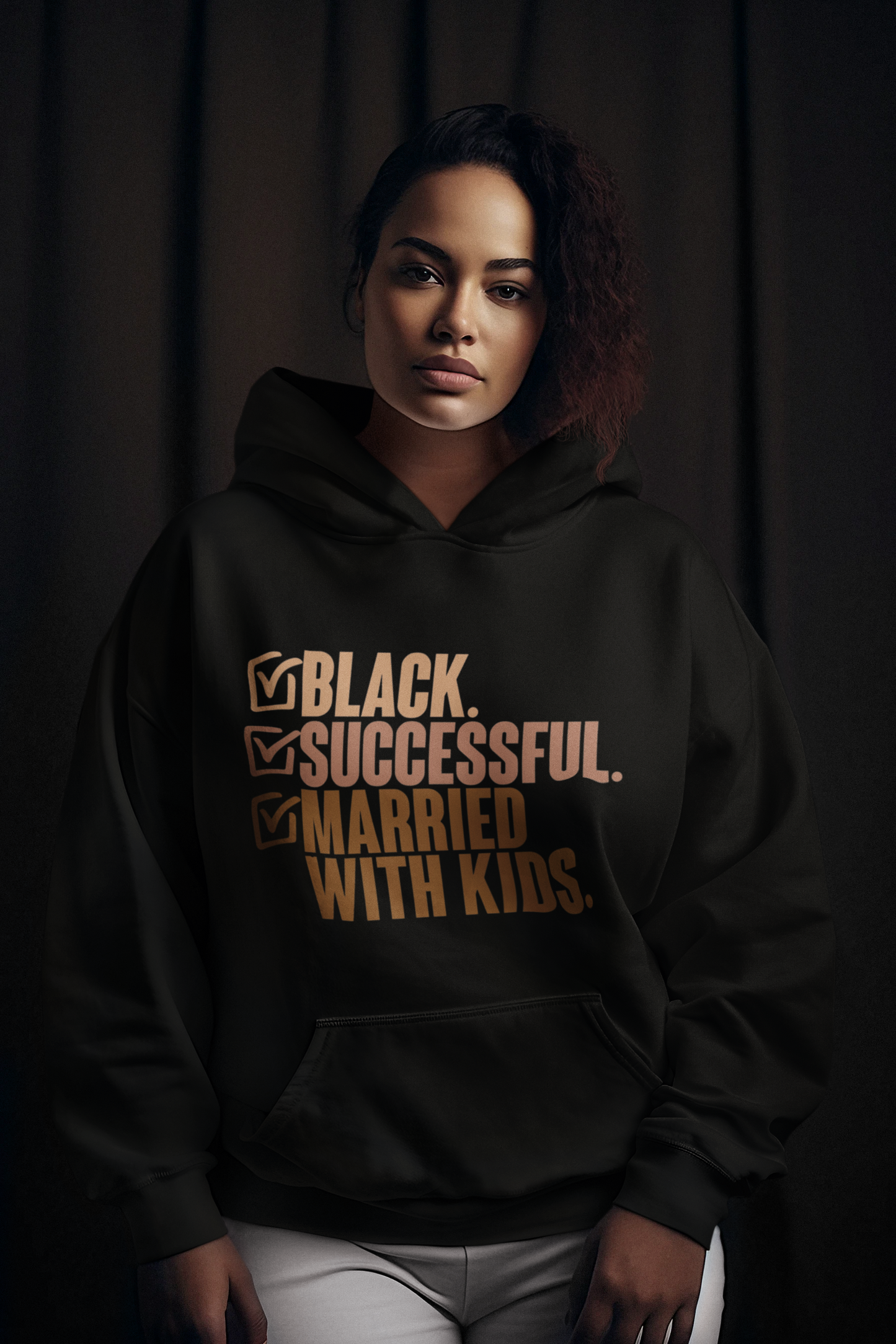 Black, Successful, Married with Kids Hoodie