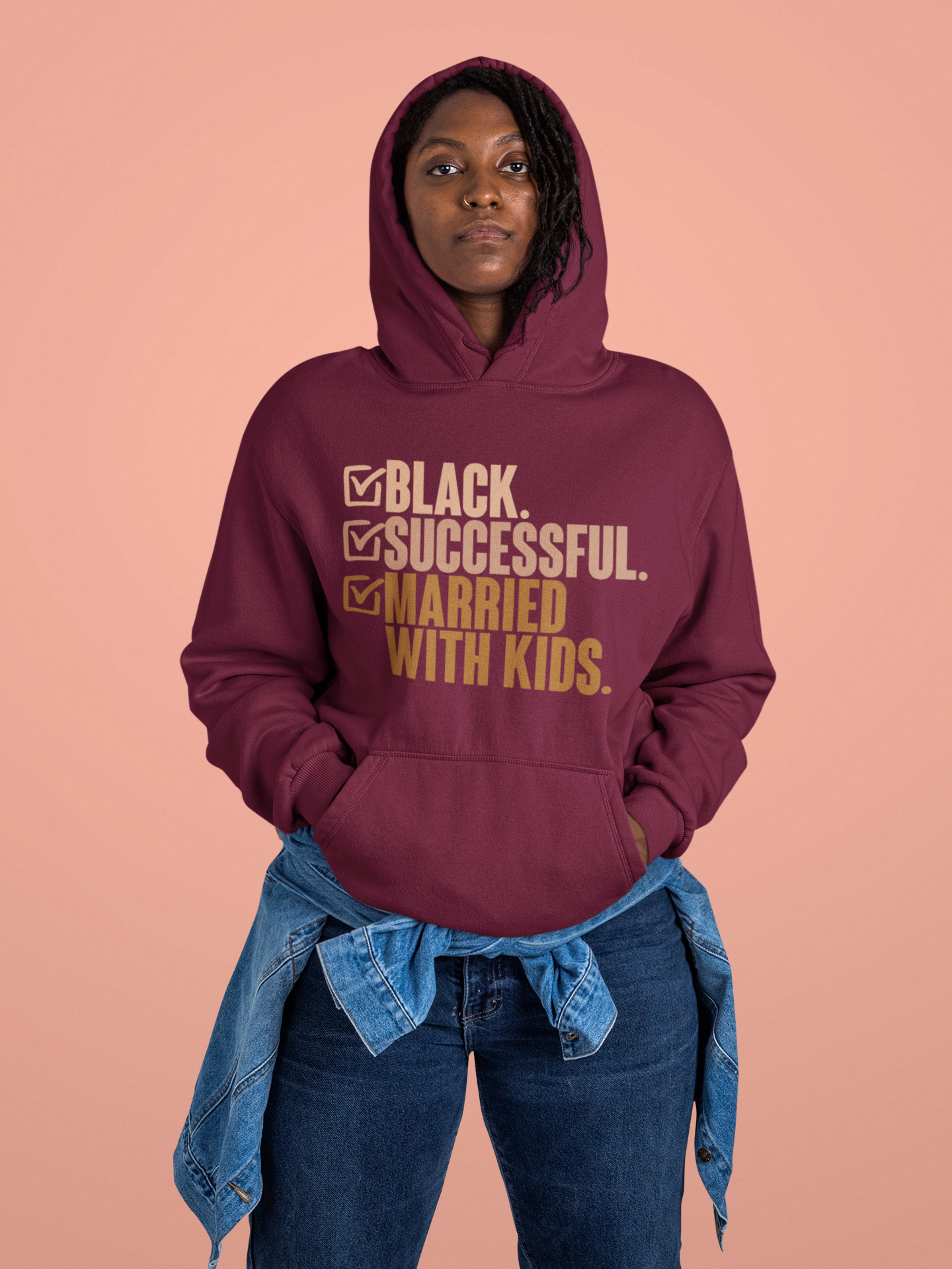 Black, Successful, Married with Kids Hoodie