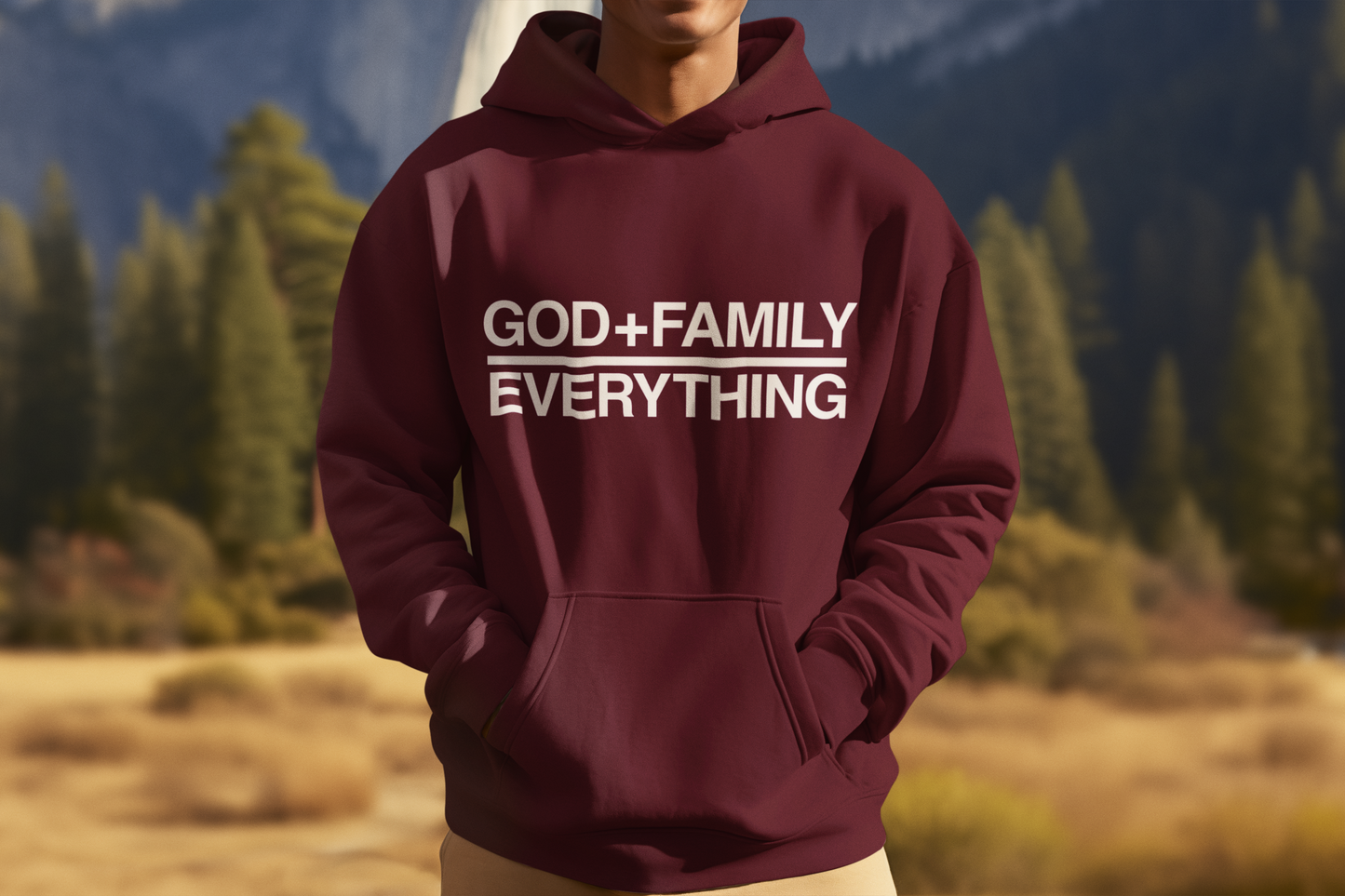 God + Family Over Everything Hoodie