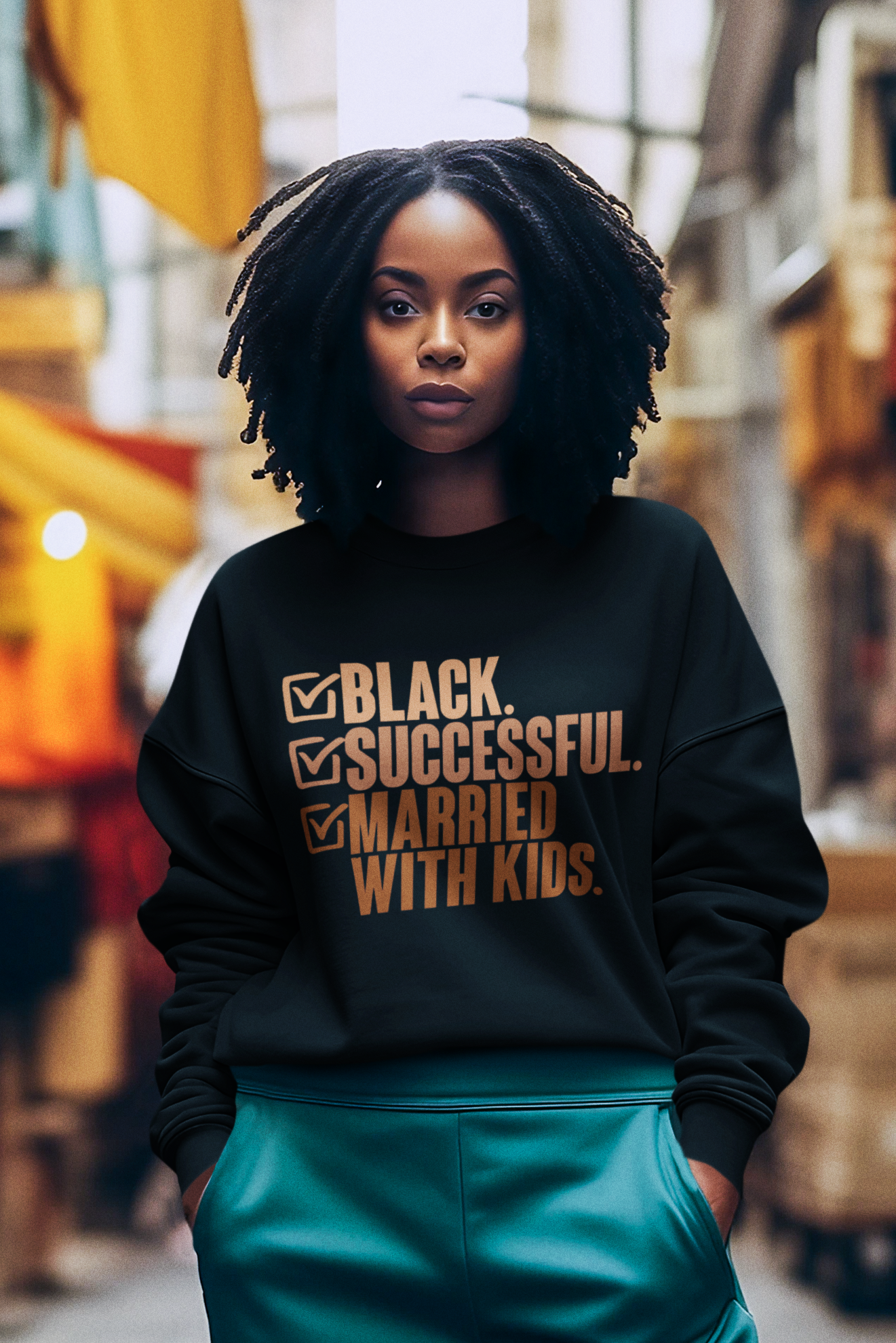 Black, Successful,  Married with Kids Sweatshirt